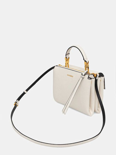 Coccinelle torebka skórzana kolor beżowy E1 MD5 55 B7 01 - zdjęcie produktu nr 2