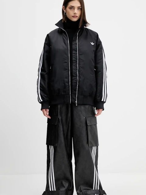adidas Originals kurtka bomber Firebird kolor czarny zimowa JX2991