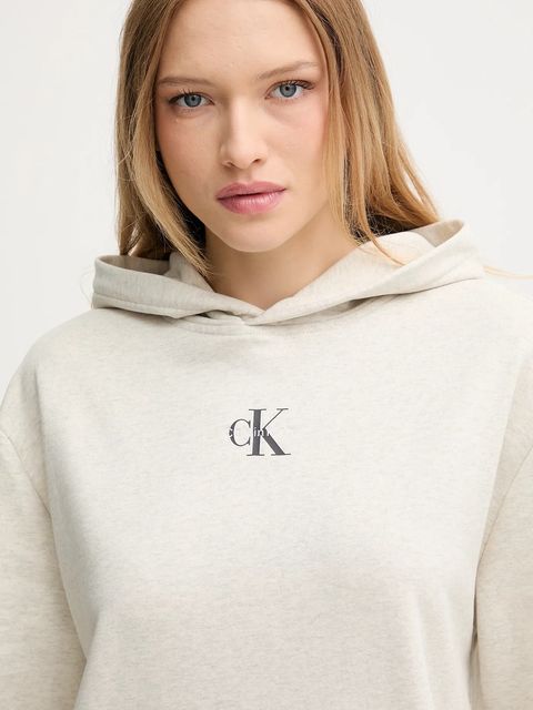 Calvin Klein Jeans sukienka kolor szary mini oversize LV047D229G