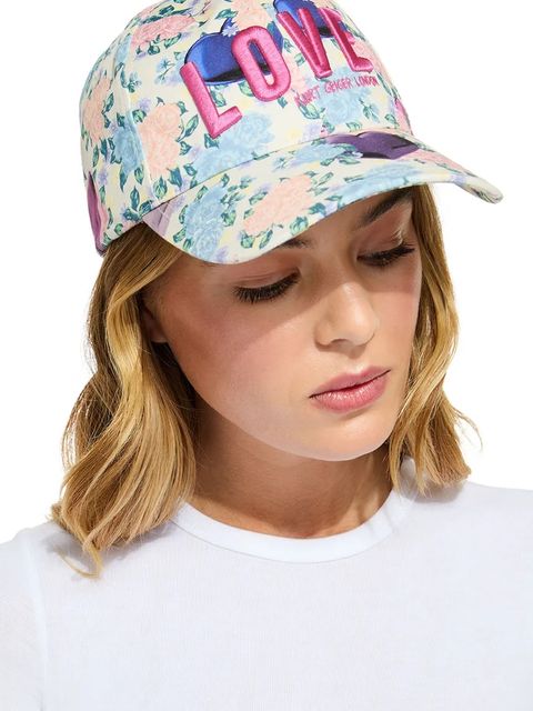 Kurt Geiger London czapka z daszkiem bawełniana kolor multicolor 5403944499 - zdjęcie produktu nr 1