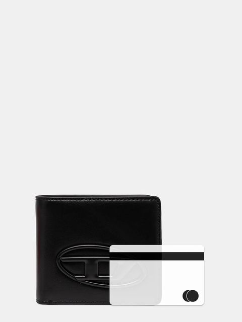 Diesel portfel skórzany HOLI-D HOLI-D kolor czarny X10123.PR818