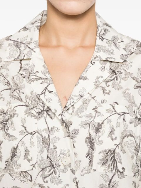Golden Goose floral-print shirt - Neutrals
