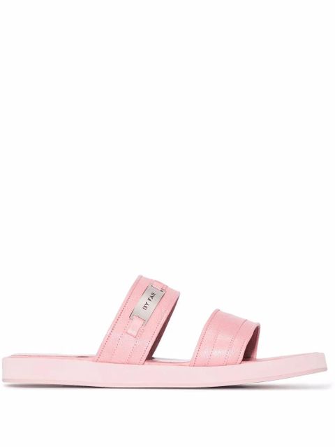 BY FAR Easy leather sandals - Pink - zdjęcie produktu nr 1