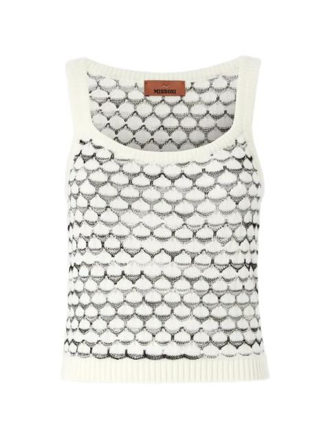Missoni openwork top - White - zdjęcie produktu nr 1