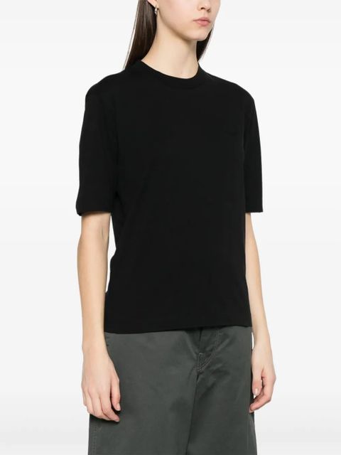 Moncler logo-patch T-shirt - Black