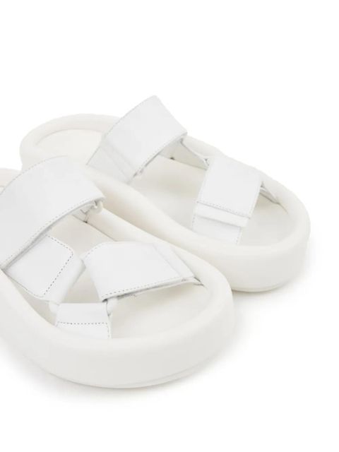 MM6 Maison Margiela Webbing leather sandals - White