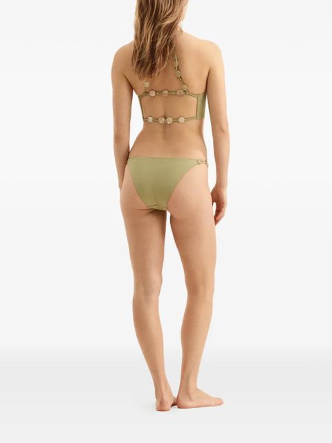ERES Apollonia halterneck bikini top - Green