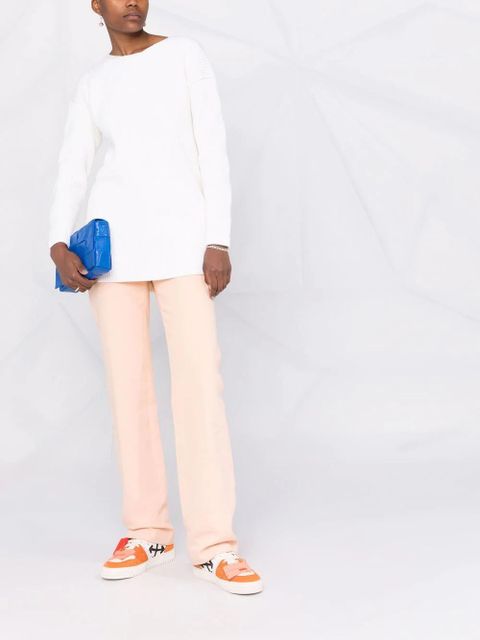 Off-White ribbed-knit wool jumper