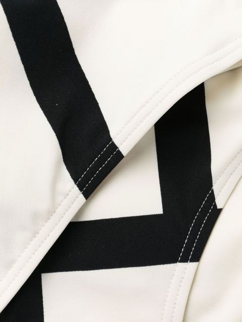 TOTEME Monogram one-piece swimsuit - White - zdjęcie produktu nr 2