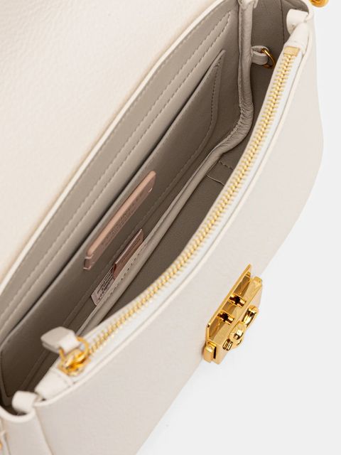 Coccinelle torebka skórzana C-ME LOCK kolor beżowy E1 U4K 12 02 01