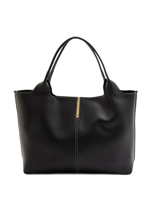 Tod's medium leather tote bag - Black - zdjęcie produktu nr 1