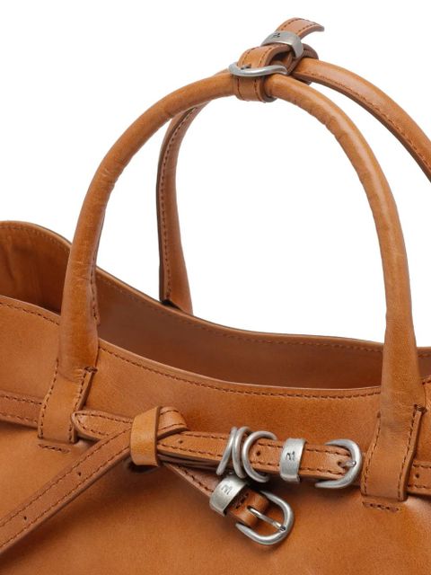 Marge Sherwood carabiner-closure removable-strap tote bag - Brown