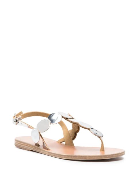 Ancient Greek Sandals Ilios leather sandals - Silver - zdjęcie produktu nr 2