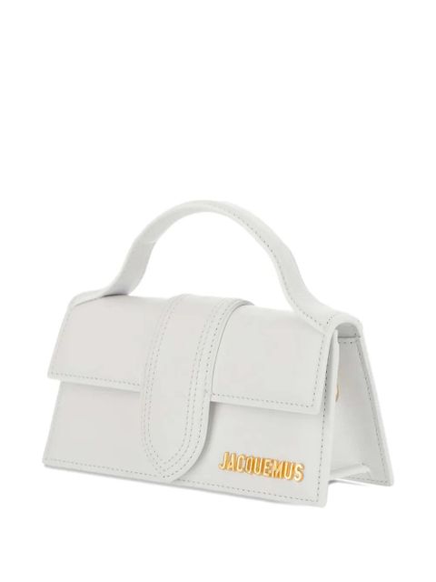 Jacquemus large Bambino flap top-handle bag - White