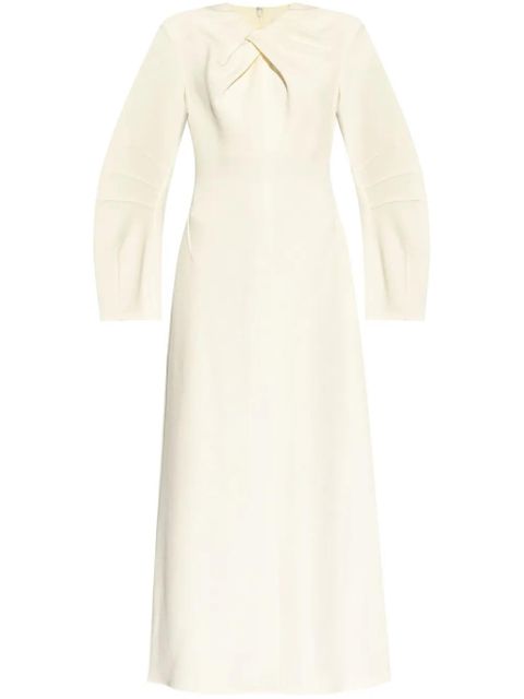 Jil Sander knot-detail maxi dress - White - zdjęcie produktu nr 1