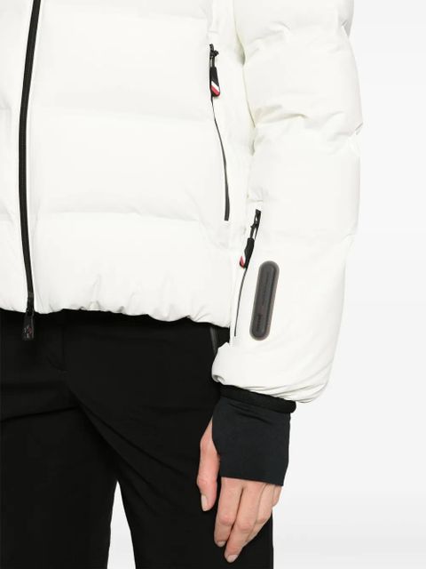 Moncler Grenoble Suisses logo-print puffer jacket - White