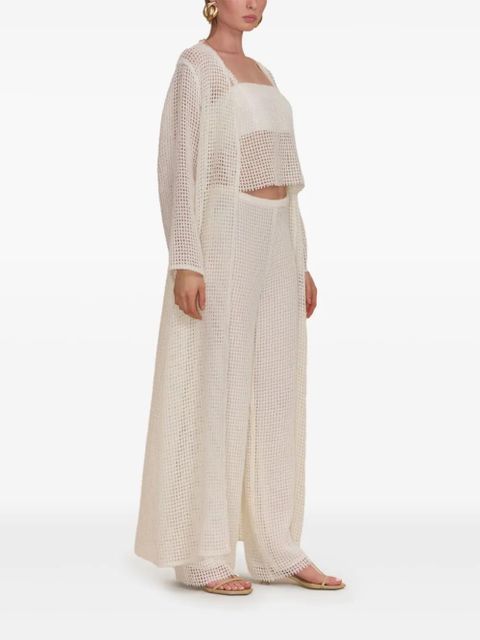 Cult Gaia Ari cardigan - White