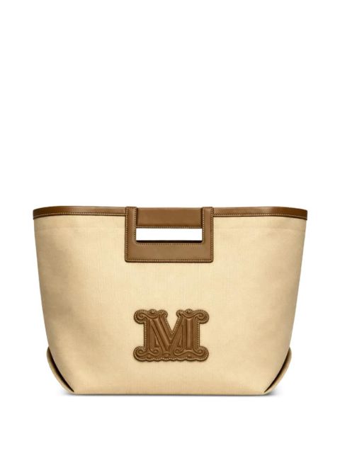 Max Mara logo-appliqué tote bag - Neutrals - zdjęcie produktu nr 1