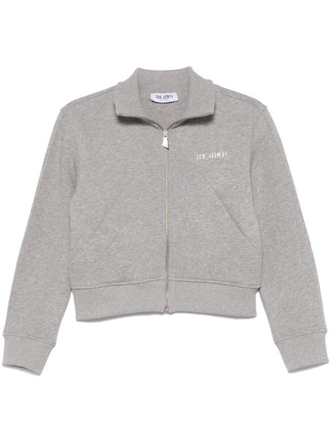 The Attico logo-appliqué sweatshirt - Grey - zdjęcie produktu nr 1