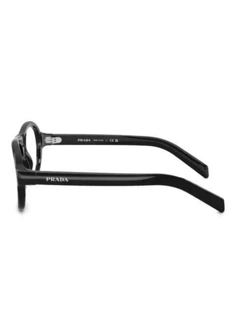 Prada Eyewear pilot-frame glasses - Black