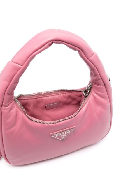 Prada mini padded leather shoulder bag - Pink