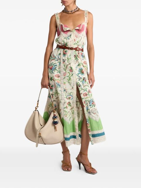 ETRO floral-print midi dress - Neutrals - zdjęcie produktu nr 2