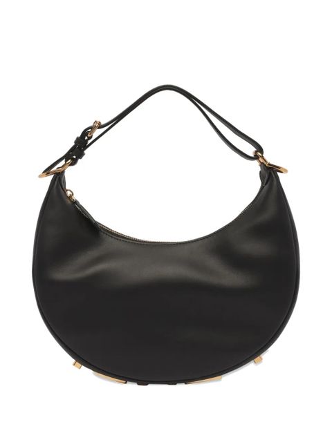 FENDI small Fendigraphy leather shoulder bag - Black - zdjęcie produktu nr 1