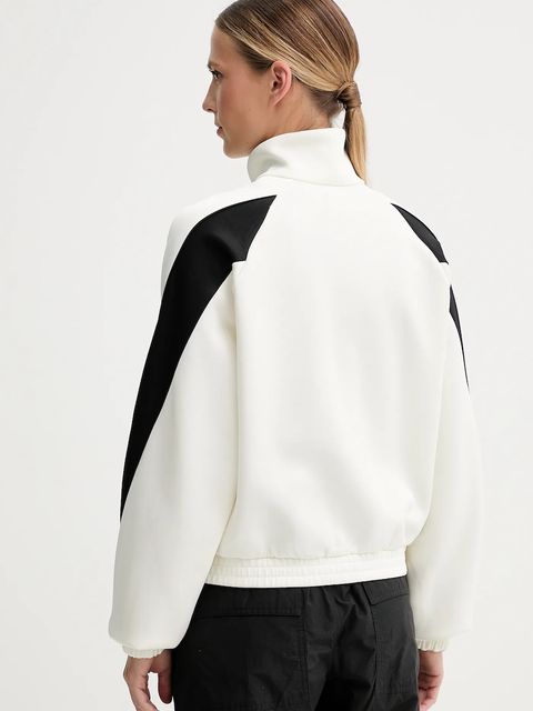 adidas bluza Stadium damska kolor beżowy z nadrukiem JW0519