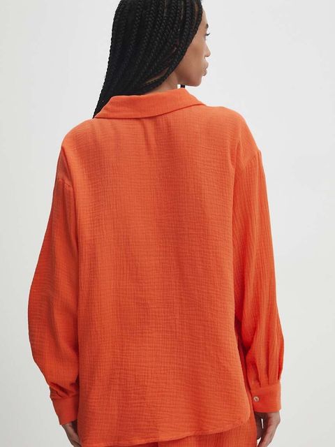 Answear.LAB komplet bawełniany kolor pomarańczowy