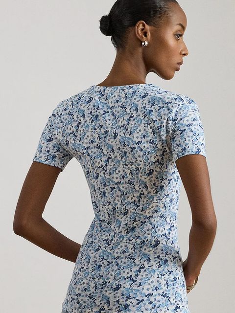 Lauren Ralph Lauren T-shirt damski bawełniany - zdjęcie produktu nr 1