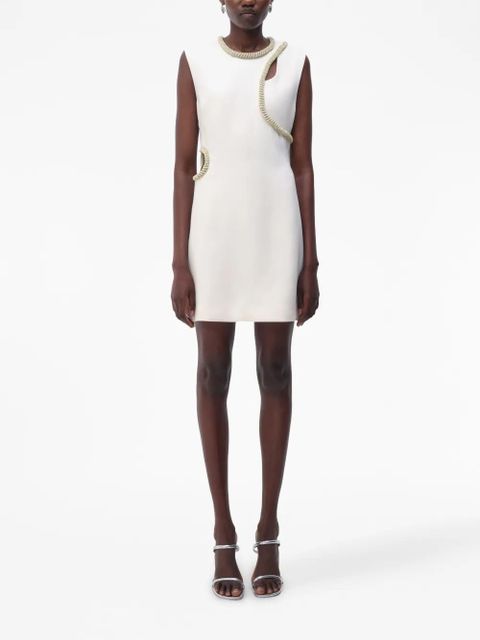 Simkhai Kat crystal-embellished sleeveless dress - White - zdjęcie produktu nr 2