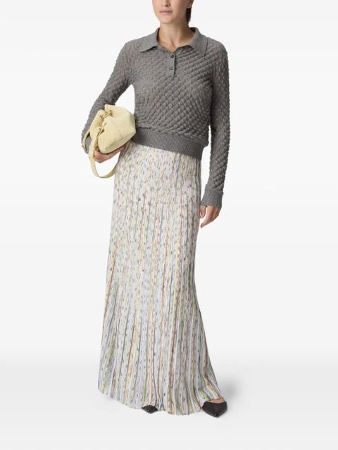 Missoni sequin-embellishment pleated maxi skirt - Neutrals - zdjęcie produktu nr 2