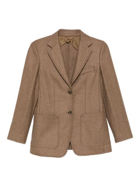 Max Mara patch-pocket notched jacket - Brown - zdjęcie produktu nr 1