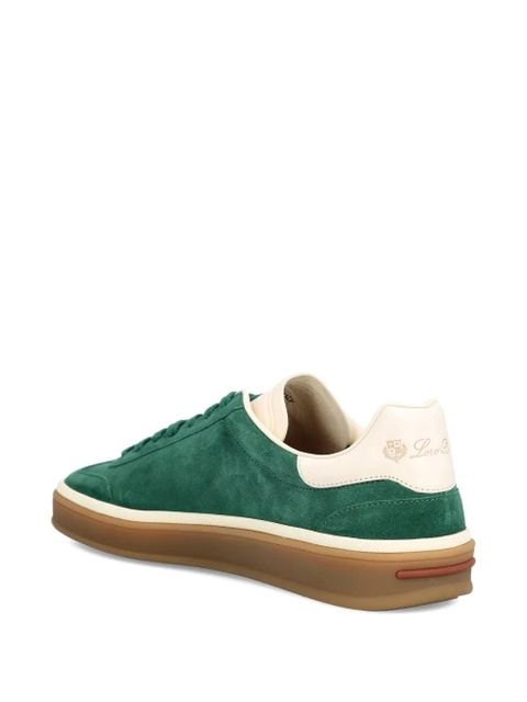 Loro Piana Tennis Walk suede sneakers - Green