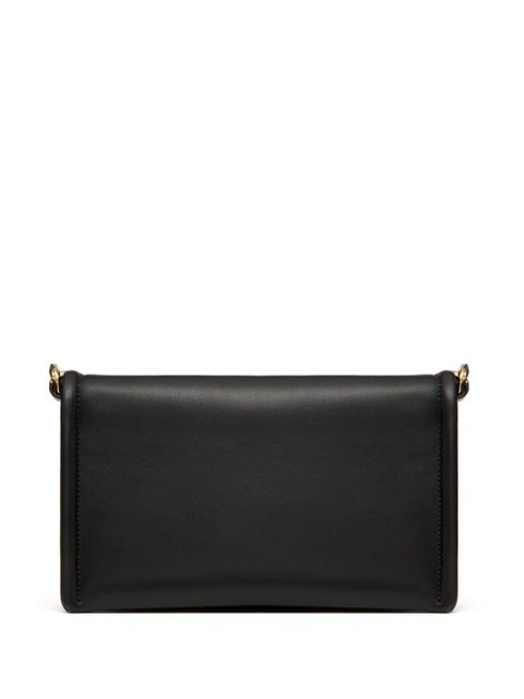 Valentino Garavani VLogo Chain leather clutch bag - Black - zdjęcie produktu nr 2