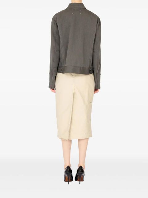 Maison Margiela zip-up jacket - Grey