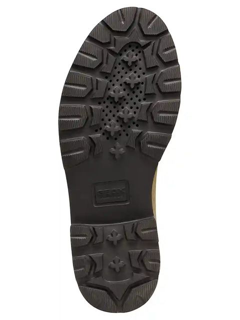 Geox botki zamszowe D NORIZE damskie kolor beżowy na płaskim obcasie D564ZD 00022 C5010