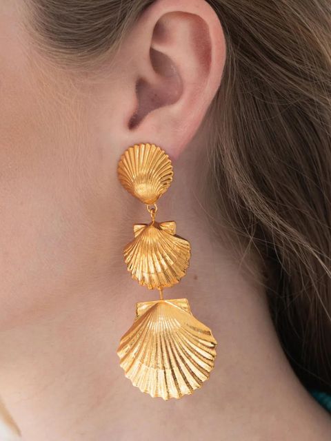 Jennifer Behr Selkie earrings - Gold