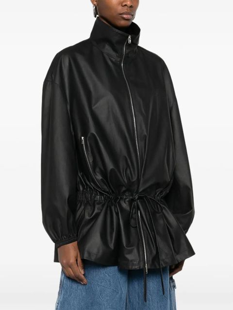 Alexander Wang funnel-collar zip-up parka - Black