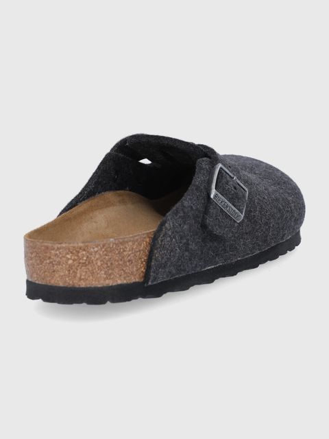 Birkenstock kapcie wełniane Boston