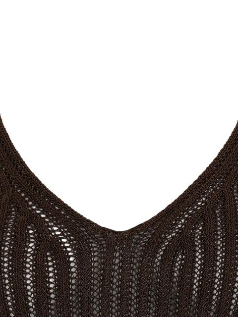 Max Mara ribbed top - Brown