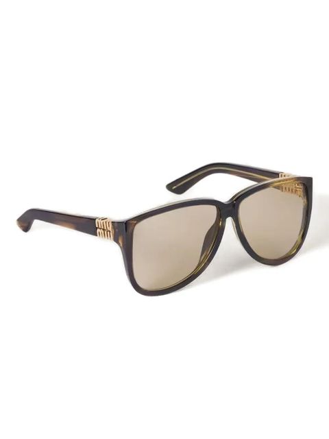 Miu Miu Eyewear Miu Ombre sunglasses - Green - zdjęcie produktu nr 2