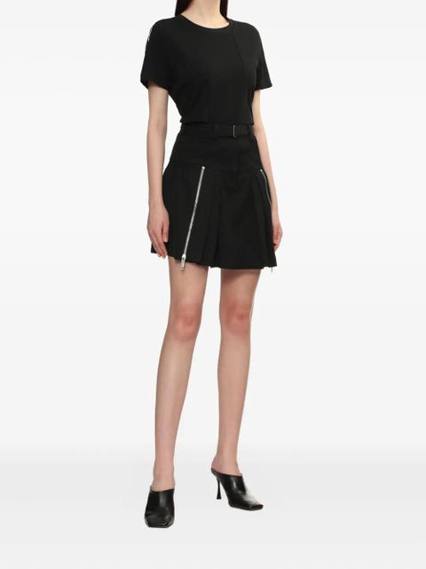 3.1 Phillip Lim pleated zip-detail skirt - Black - zdjęcie produktu nr 2