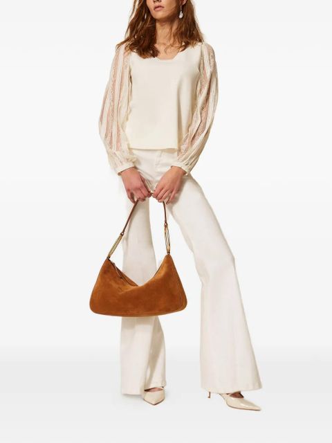 TWINSET lace-sleeves blouse - Neutrals - zdjęcie produktu nr 2