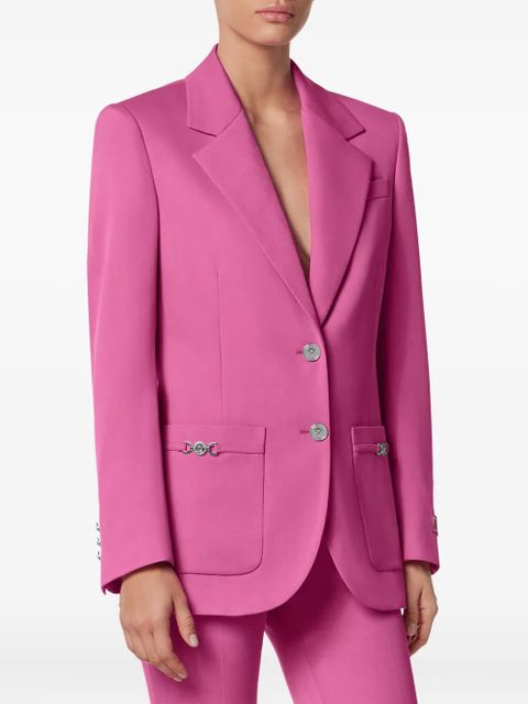 Versace Underwater Barocco boxy blazer - Pink