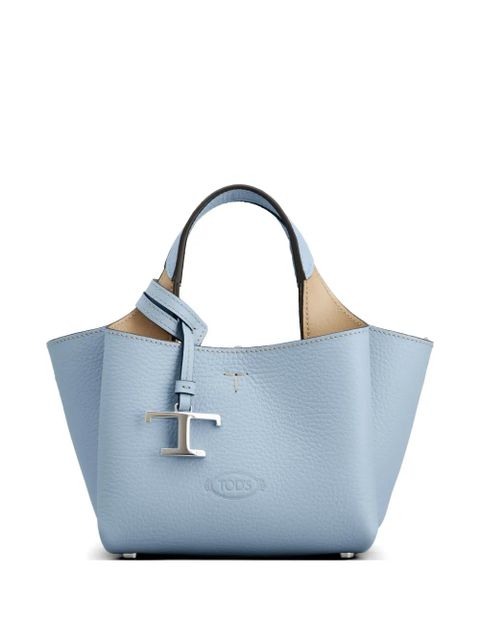 Tod's logo-pendant tote bag - Blue - zdjęcie produktu nr 1