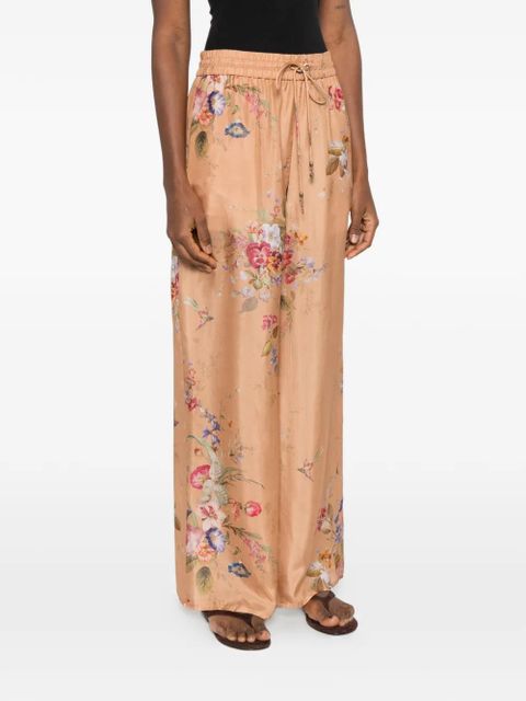 ZIMMERMANN Patience floral trousers - Neutrals