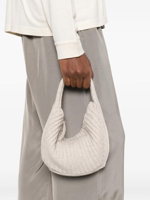 Aya Muse ribbed zip tote bag - Neutrals - zdjęcie produktu nr 2