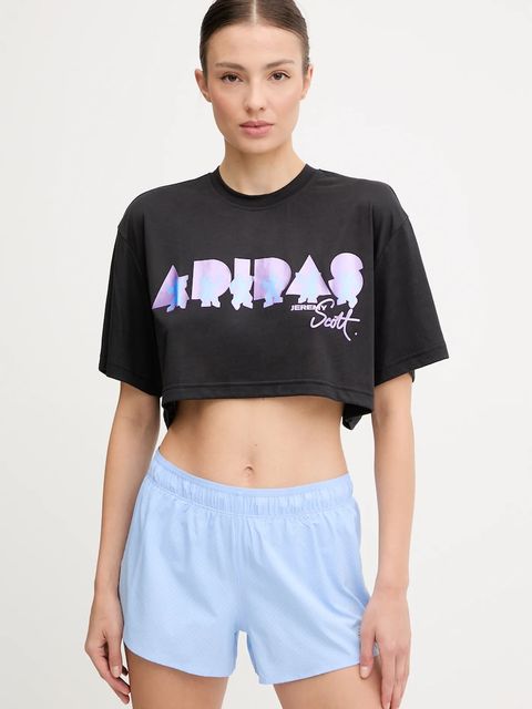 adidas Performance t-shirt treningowy PRIDE damski kolor czarny JL7613 - zdjęcie produktu nr 1