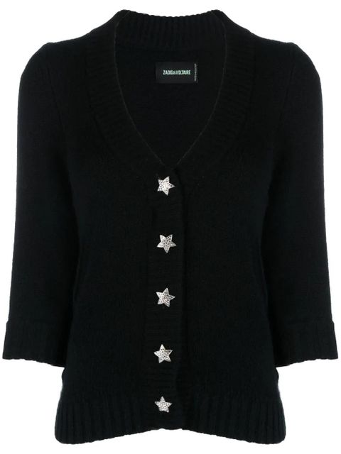 Zadig&Voltaire Betsy cashmere cardigan - Black - zdjęcie produktu nr 1